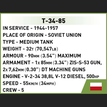 T 34-85 286 Kl. 1:48 HC WWII